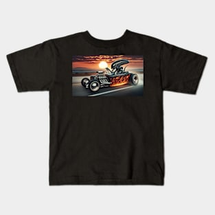 Alien Hot Rod Kids T-Shirt